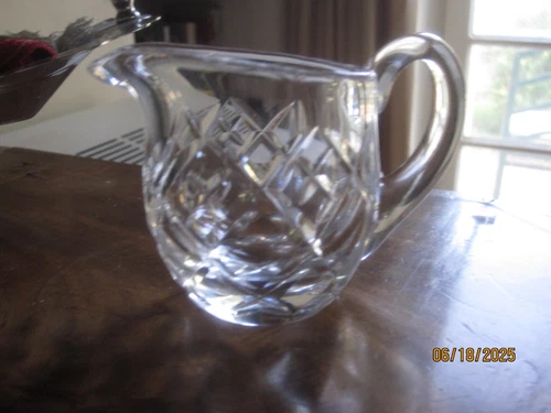 Vintage Waterford Mini Creamer, Signed, 2 3/4" tall