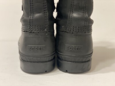 Sorel Badger Winter Snow Boot Men 7 Wool Lined Rubber 