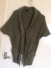 Ellos Wool Short Sleeve Jacket U.k. Size Xs New