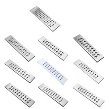 Multifuntioanl Wire Drawplate Jewelry Making Tool Steel Drawplate Wire Shaping