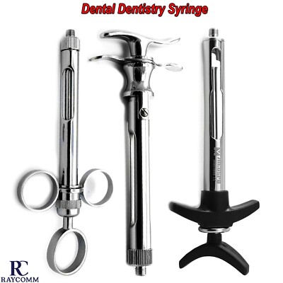 Self-Aspirating 1.8ml Cartridge Syringe Anesthetic Inject Needle Dentistry Tools