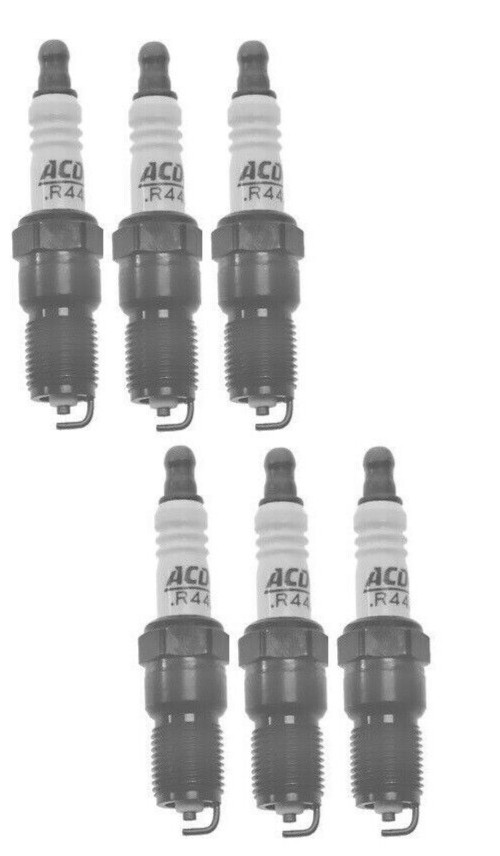 For Buick Chevy Pontiac GMC V6 Set Of 6  AcDelco  Spark Plugs Pre-Gapped .060