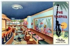 Kansas City Missouri MO Postcard Hotel Philips Tropic Cocktail Lounge c1940's