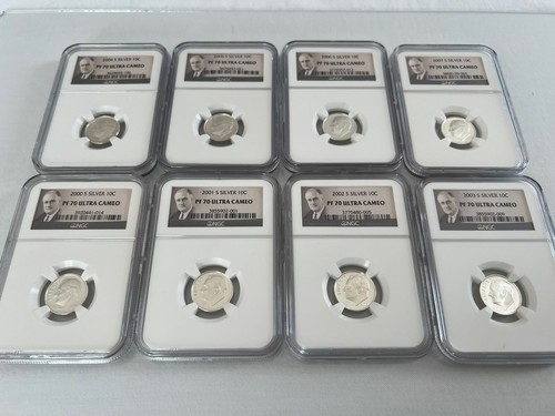 1992 TO 2024-S COMPLETE SET SILVER ROOSEVELT DIME NGC PF70 UC PORT LABEL TOP POP - Bild 6 von 11