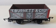 Hornby R6587 Seven Plank Open Wagon "T. Burnett & Co." No. 1904 - Boxed