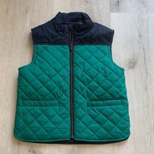 Crewcuts Color Blocked Walker Vest color block Green navy size S kids girls