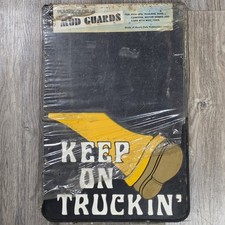 Vtg Keep On Truckin Trucking Mud Flaps Guards Set Of 2 70s Bell Bottoms 18 X 12 Vtg Keep On Truckin Trucking Mud Flaps Guards Set Of 2 70s Bell Bottoms 18 X 12