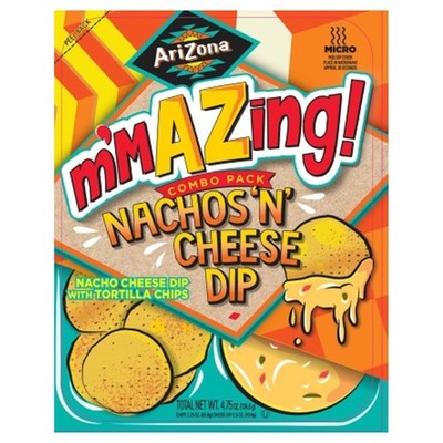 6x Arizona Nacho N' Cheese Dip with Tortilla Chips Combo Pack | 4.75oz