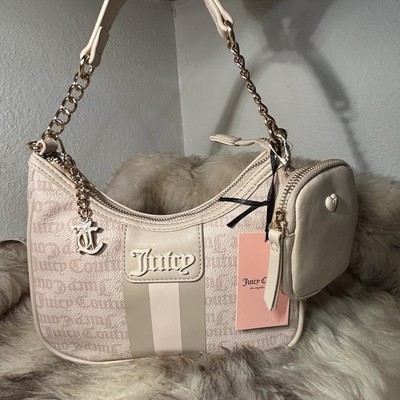 NWT Juicy Couture State Of My Heart Shoulder/Crossbody Bag & Pouch