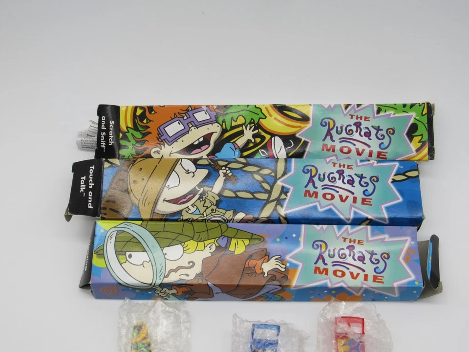 1998 Burger King Rugrats фильм.Смотрите новый в коробке непроверенный лот из 3 - Изображение 4 из 4