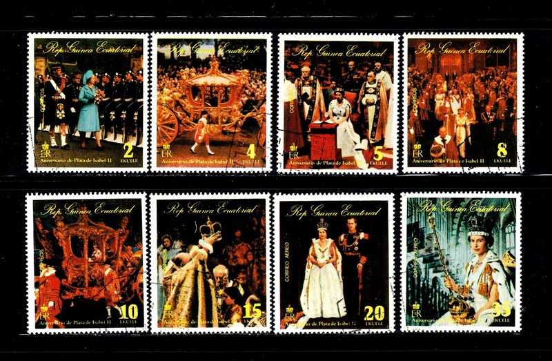 Equatorial Guinea 1978 QE11 Coronation 25th Anniversary Mint Canceled To Order