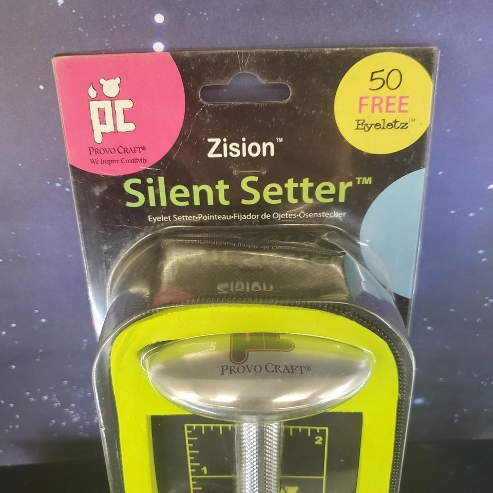 Provo Craft Zision Silent Setter Eyelet Setter New In Sealed Package Crafting - Image 2 of 4