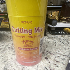 MIDDKUOO Dual-Action Magnesium + Yerba Supplement Powder Strawberry Acai 30