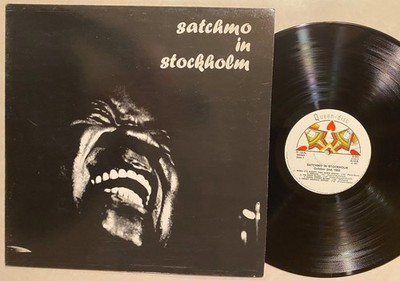 LOUIS ARMSTRONG Satchmo in Stockholm 1955 Edmond Hall Trummy Young Billy Kyle LP