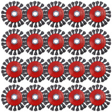 20 Pack 4 Inch Wire Wheels for Angle Grinder, Wire Brush for 4 1/2 Angle Grinder