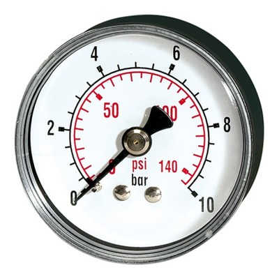 Riegler Standardmano »pressure line« G 1/4 hinten 0-2,5 bar/36 psi Ã˜ 50