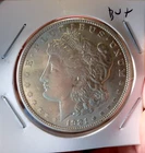 MORGAN SILVER DOLLAR 1921 FROSTY WHITE BU++ 90% SILVER DOLLAR