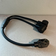 Dryer Splitter NEMA 10-30P MALE PLUG to 2 10-30R FEMALE RECEPTACLE.
