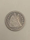 1842 Seated Liberty Silver Dime 10c
