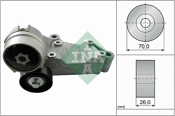 INA 534 0146 10 Riemenspanner, Keilrippenriemen FüR Ford-image