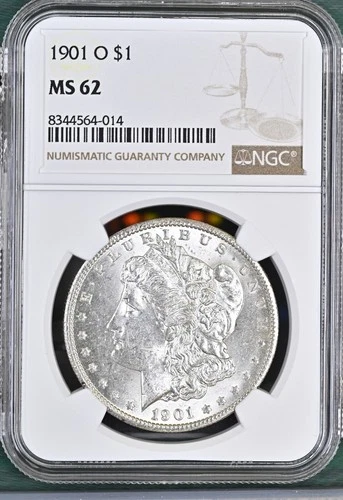 1901-O Morgan Dollar NGC Certified MS62