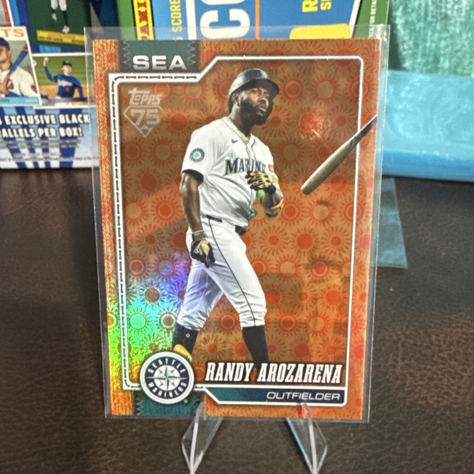 Topps Series Two 2026 Randy Arozarena Holiday Parallel #431 Mariners