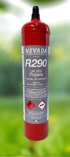 K&auml;ltemittel R290 Propan 990ml 370g Ventil optional, f&uuml;r Klimaanlage & W&auml;rmepumpe
