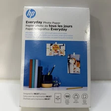 HP Everyday Glossy Photo Paper | 100 Sheets | 4 x 6 in | CR759A