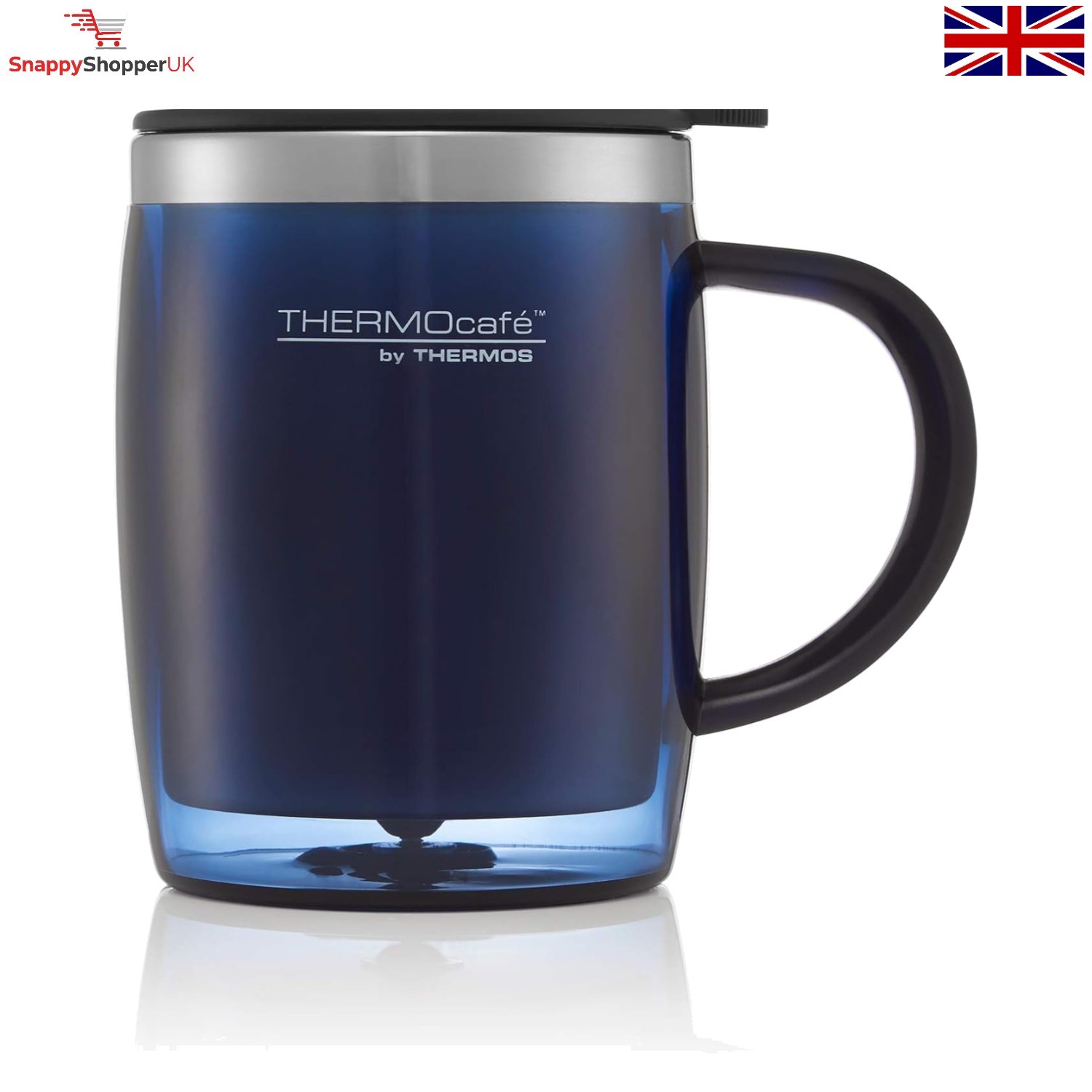 BPA-Free Translucent Desk Mug: Stylish 450ml Insulated Drinkware for Hot Drinks