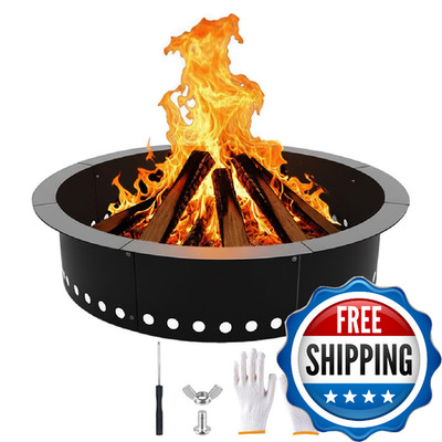 Feuerring für Außenfeuerstelle 36 Zoll Außen/32 Zoll Innendurchmesser, VivaGarden