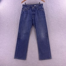 Vintage Levis 501 Original Fit Button Fly Denim Jeans Mens Blue W30 L30