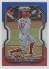 2021 Panini Prizm Tier II Red White & Blue Prizm Rhys Hoskins #167 kr0