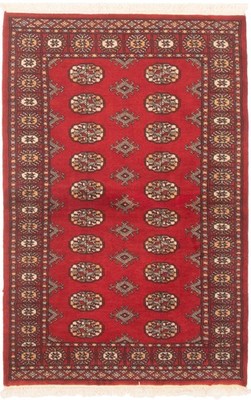 Hand Knotted Area Rug 3'2'' x 4'11'' Traditional Oriental Wool Carpet