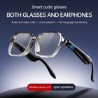 Smart Bluetooth Glasses AI Translation Dual-Side Touch Control Open-Ear Wireless