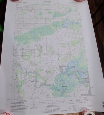 USGS Northport Wisconsin Topographic Map 1995 7.5-Min 1:24,000 27x20