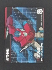 Optimus Prime Lenticular Card TFK B01-HR-001 Transformers 2023 Kayou