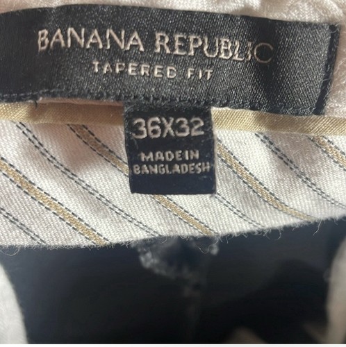 Banana Republic 36 x 32 Gray Aiden Slim Rapid Movement Mens Chino Pants SKU #393 - Picture 4 of 6