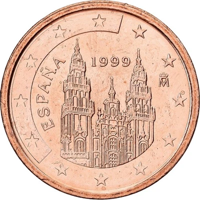Espagne, Juan Carlos I, 2 Euro Cent, 1999, Madrid, Cuivre plaqué acier, SUP+ - Photo 1/2