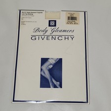 Vintage Givenchy Lace Top Thigh Highs Ivory Ivoire 517 Body Gleamers Size D