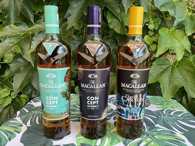 Macallan Concept  Nr. 1, Nr. 2, Nr. 3, Komplette Serie,  alle 3 Flaschen Rarität