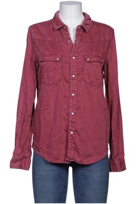 ba&sh Bluse Damen Oberteil Hemd Hemdbluse Gr. EU 36 Baumwolle Bordeaux #apeyb99
