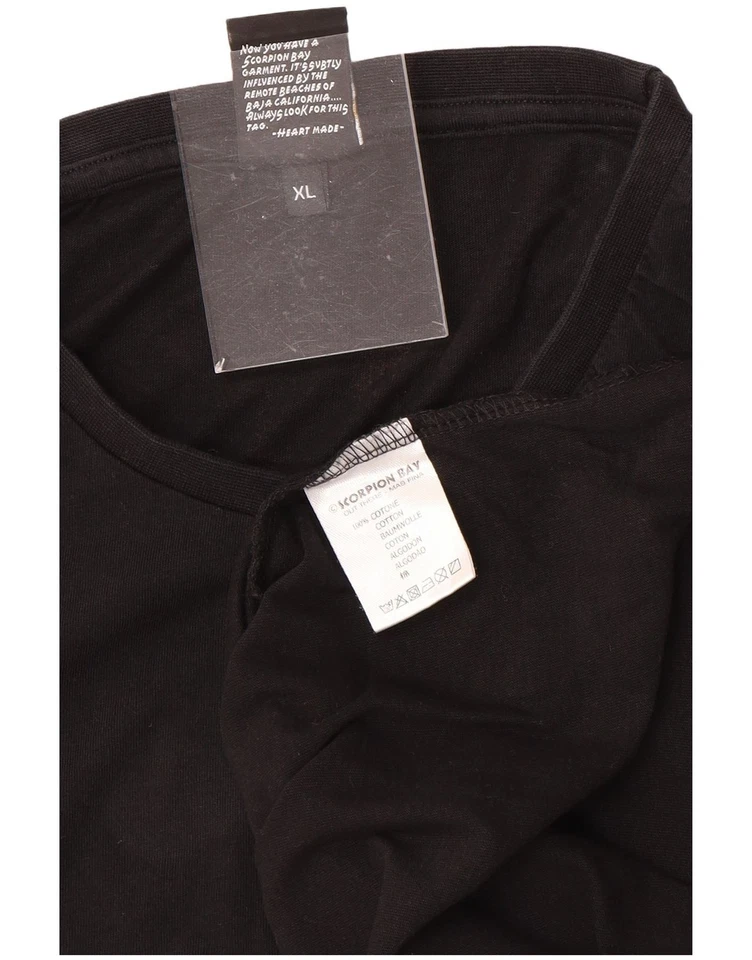 Camiseta Top SCORPION BAY Para Hombres Gráfico XL Algodón Negro BU10 Foto 3 de 3