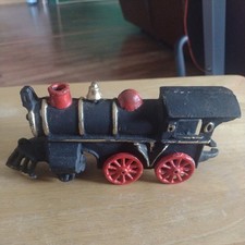 Vintage 1960's Cast Iron 3" x 7" Metal Locomotive Train Railroad 50