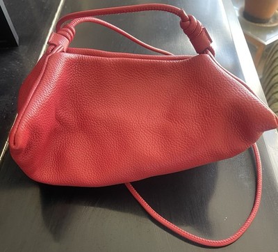 Altuzarra  Origami Mini Leather Crossbody Bag Red Retail $695