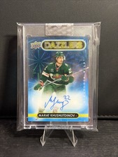 MARAT KHUSNUTDINOV2024-25 Upper Deck Clear Cut Dazzlers Auto  #DA-MK Wild