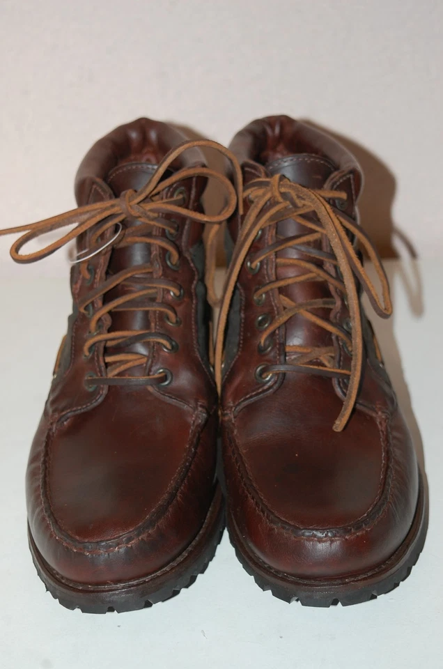 Stivali da uomo Timberland 7 Eye Chukka Gore Tex in pelle oliata taglia 9 Eu 41 26,5 cm - Immagine 3 di 4