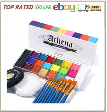 UCANBE Athena Face Body Paint Oil Palette Translucent Setting Powder 10PCS