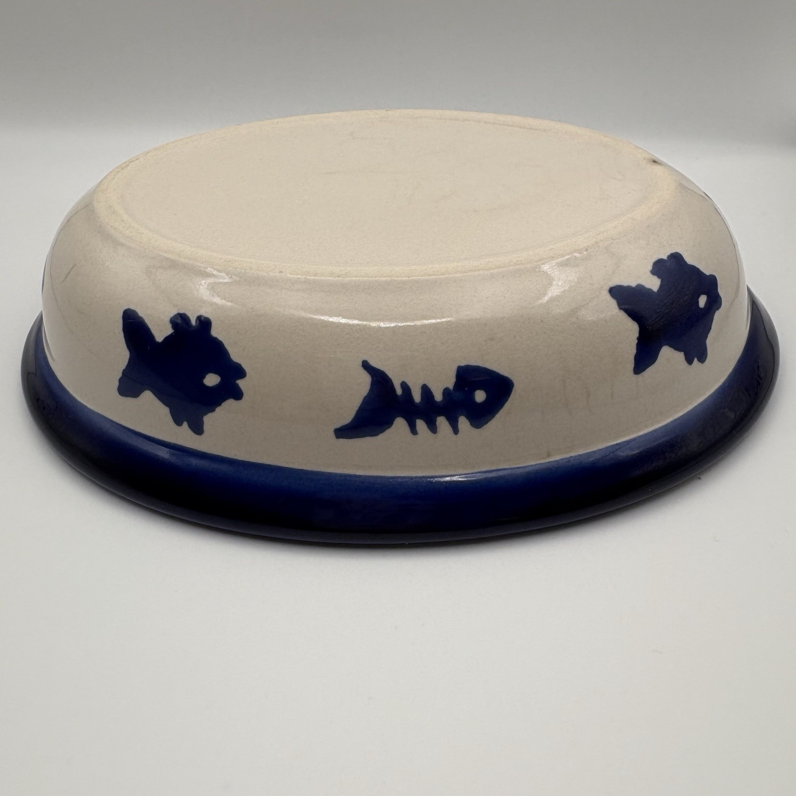 Set of 2 Boots & Barkley Target Oval Cat Bowls Dishes Stoneware 2011