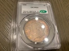 1898 Morgan Silver Dollar Graded CACG Mint State 64 Dual Sided Toner Toned Coin