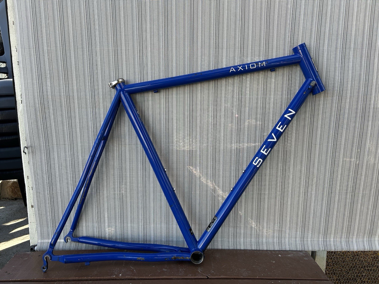 Seven Axiom Steel Road bike frame 53cm ctc